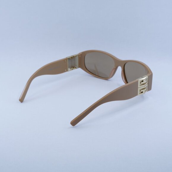 🕶️ New Givenchy GV40054I 57G Sunglasses - Shiny Beige Frame - Picture 10 of 11